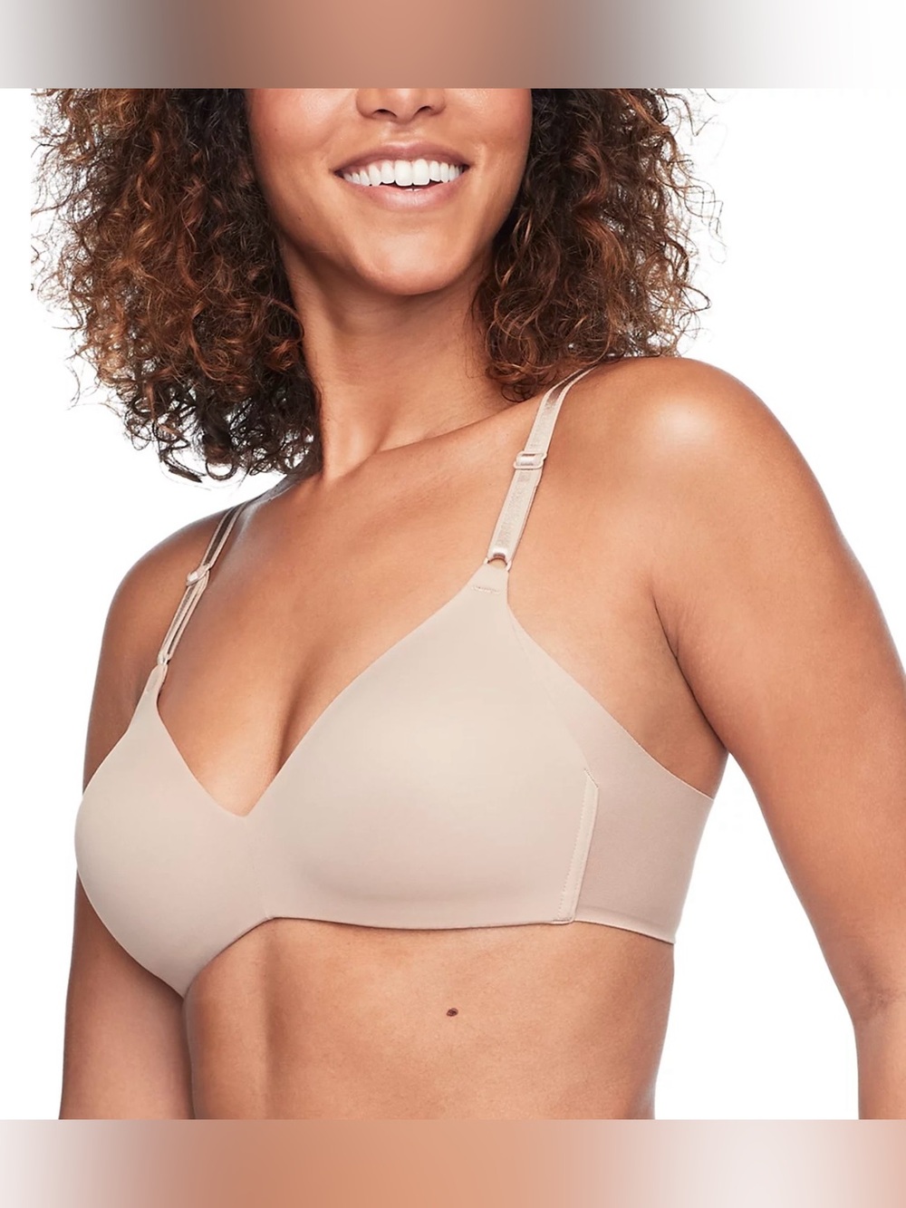 Warner's Light Nude No Side Effects Wireless Bra